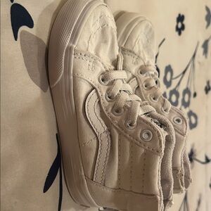 Vans Kids High-Top White Sneakers